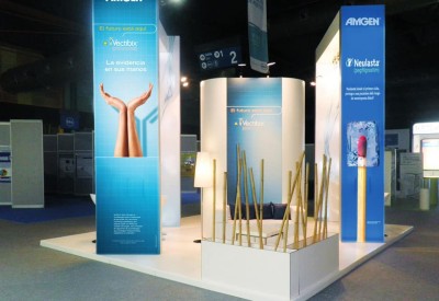 Stand de feria para Amgen